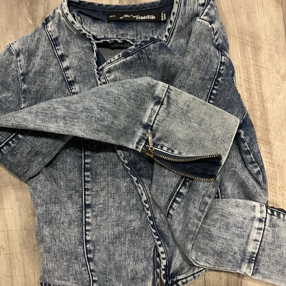 Jw Signature Cropped denim Jacket Small - Picture 7 of 7